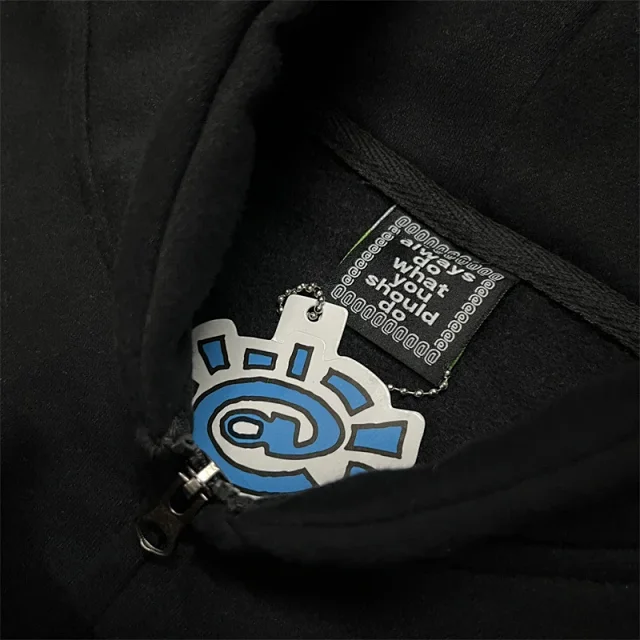 Unbranded Hoodies & Sweatshirts Sun emblem pullover hoodie with kangaroo pocket product detail image 30