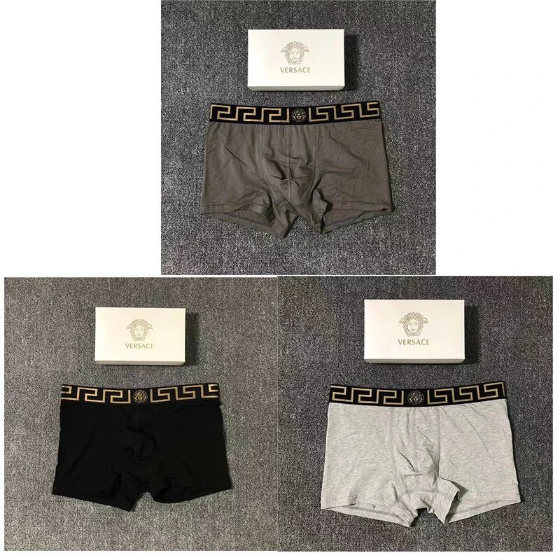 VERSACE 白+深灰+黑 礼盒装