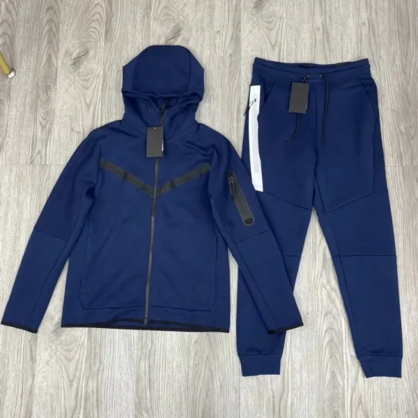 Nike Tech Fleece Half-Zip Hoodie and Joggers Set White - 15
