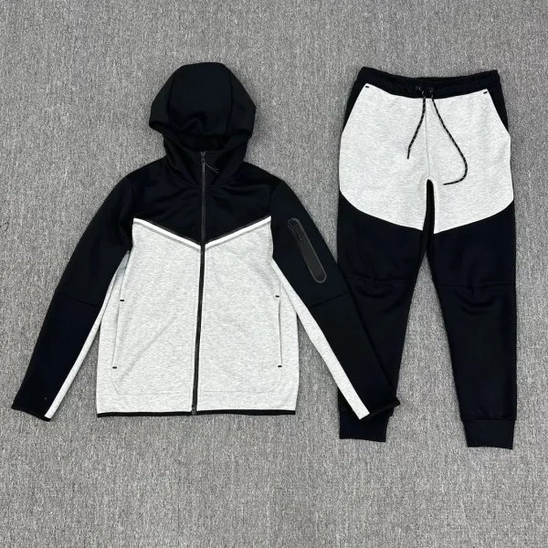 Nike Tech Fleece Half-Zip Hoodie and Joggers Set White - 16