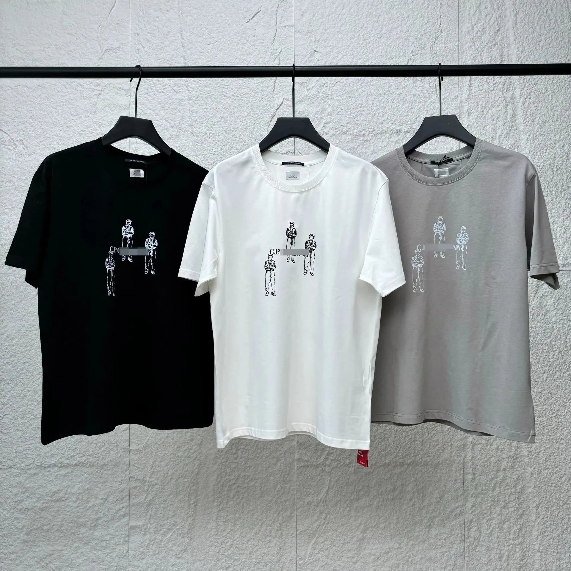 C.P. Company Graphic Print Beige T-Shirt - 6