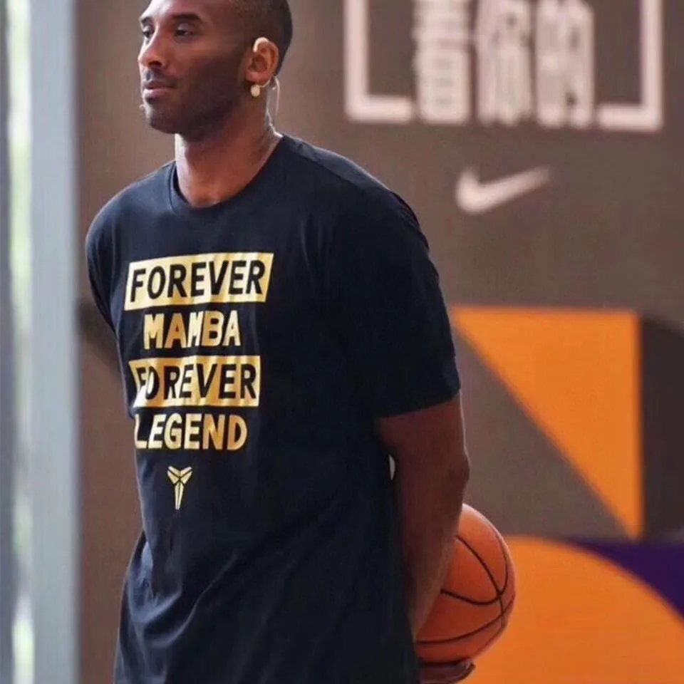 Nike 2021 Summer New Arrival Kobe Retirement Commemorative Men's Short Sleeve T-Shirt Legend Basketball Training Top Casual Tee - Buyer Message for Color/Size