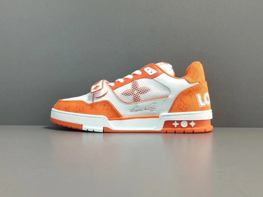White and Orange Velcro