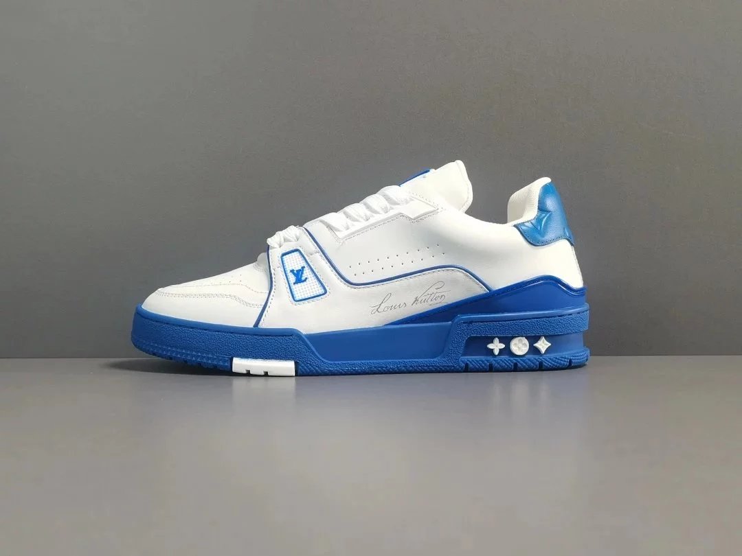 white-blue line
