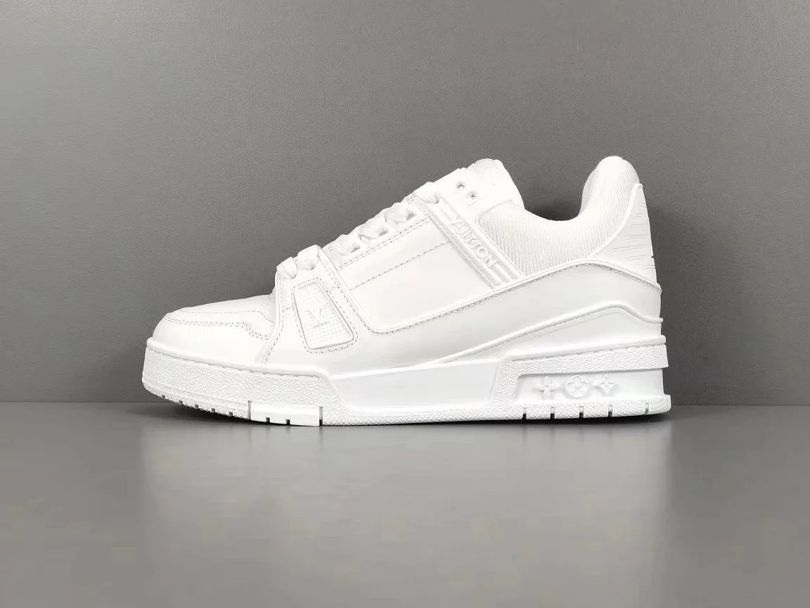 all-white leather