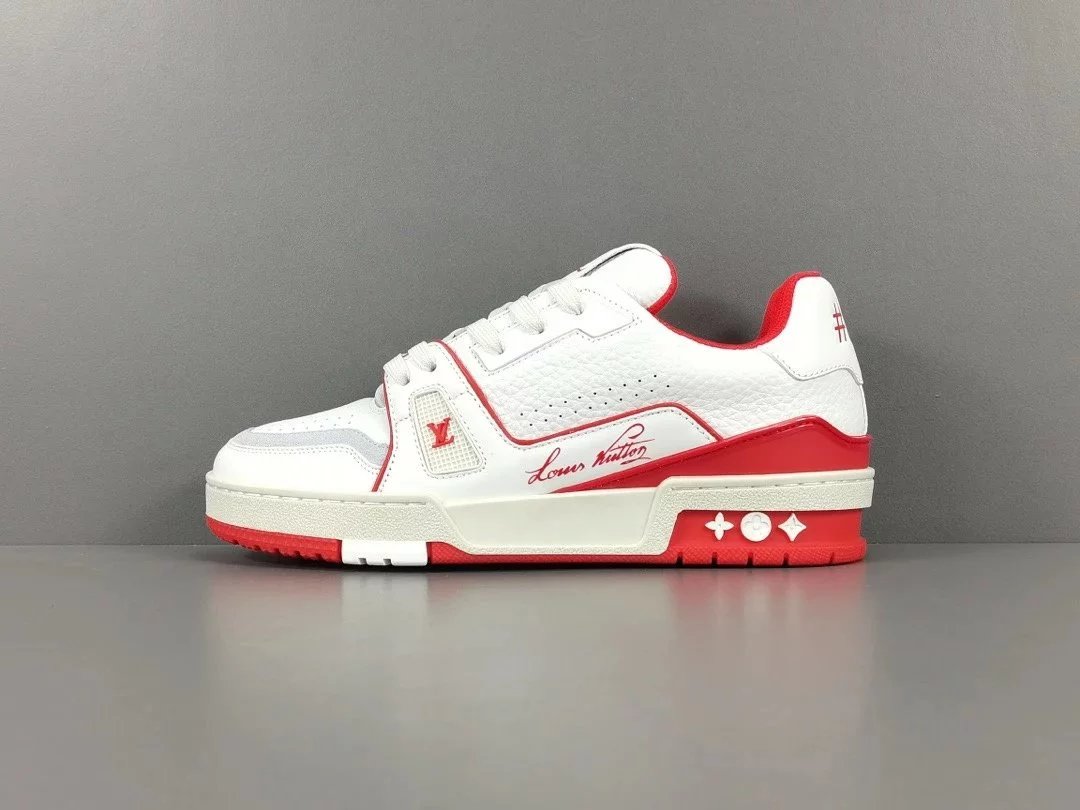 white-red line