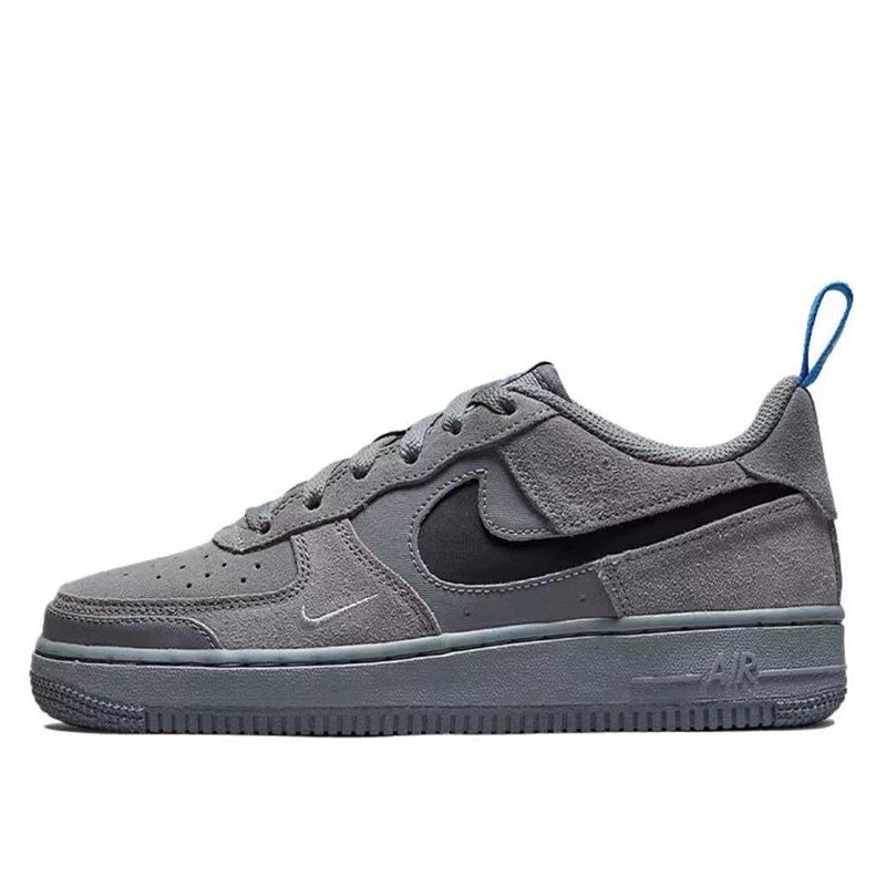 【 Foreign Trade Zone 】 Nike Air Force 1 AF1 Grey Air Force Casual Board Shoes DQ1097-001