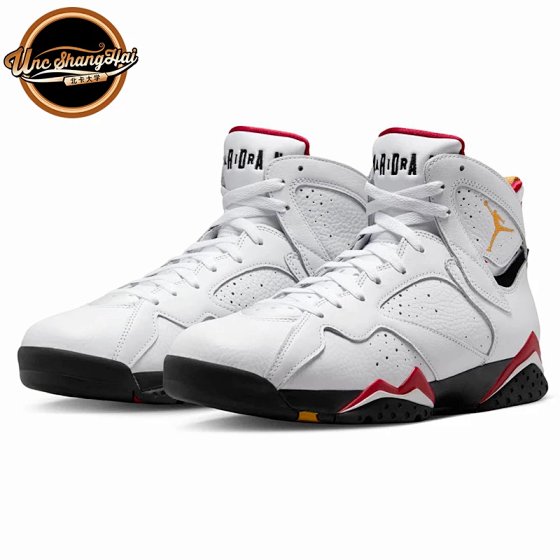 Air Jordan 7 AJ7 Retro High-Top Basketball Shoes Black/White/Red CU9307-106