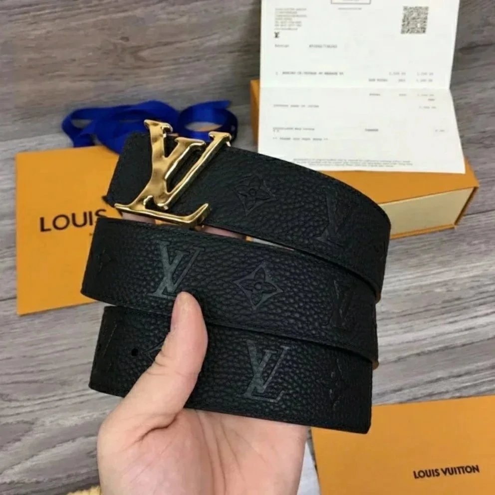 Black with Gold Buckle