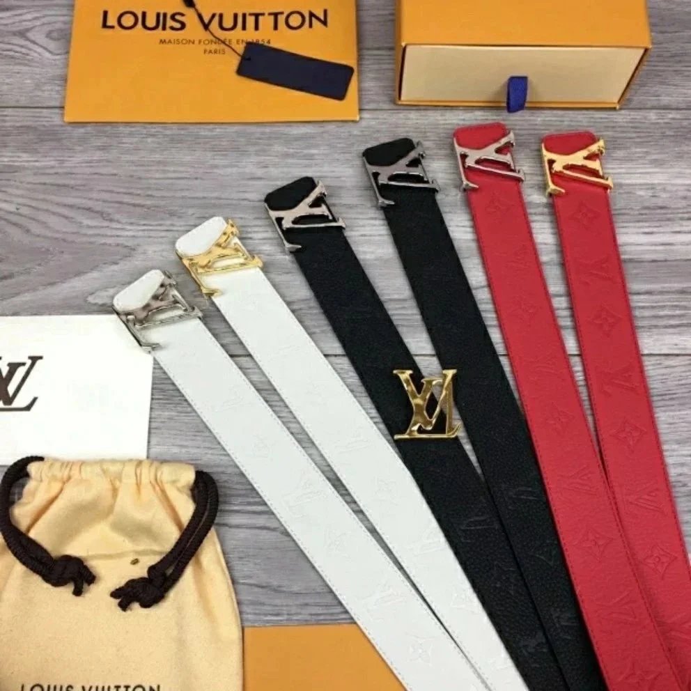 Red with Gold Buckle