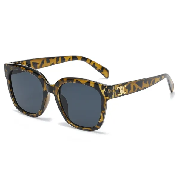 Design Tortoiseshell Acetate Square Sunglasses - 1