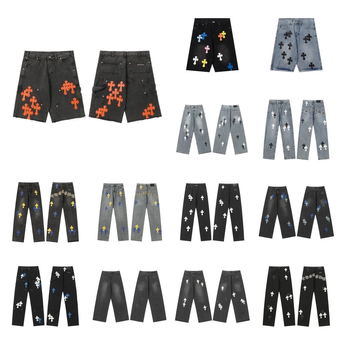 Chrome Hearts Denim Shorts