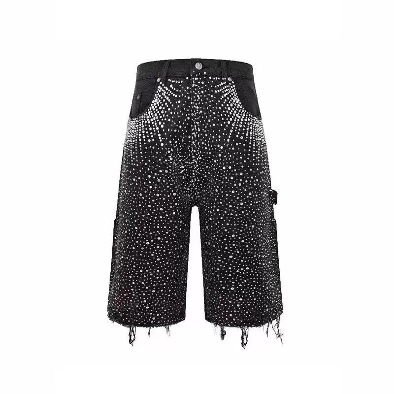 Fully Embellished Capri Pants