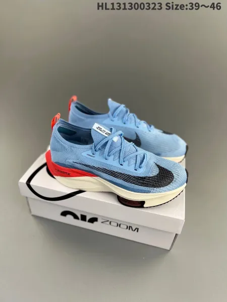 Nike ZoomX Vaporfly Next% 2 Light Blue Running Shoes - 4