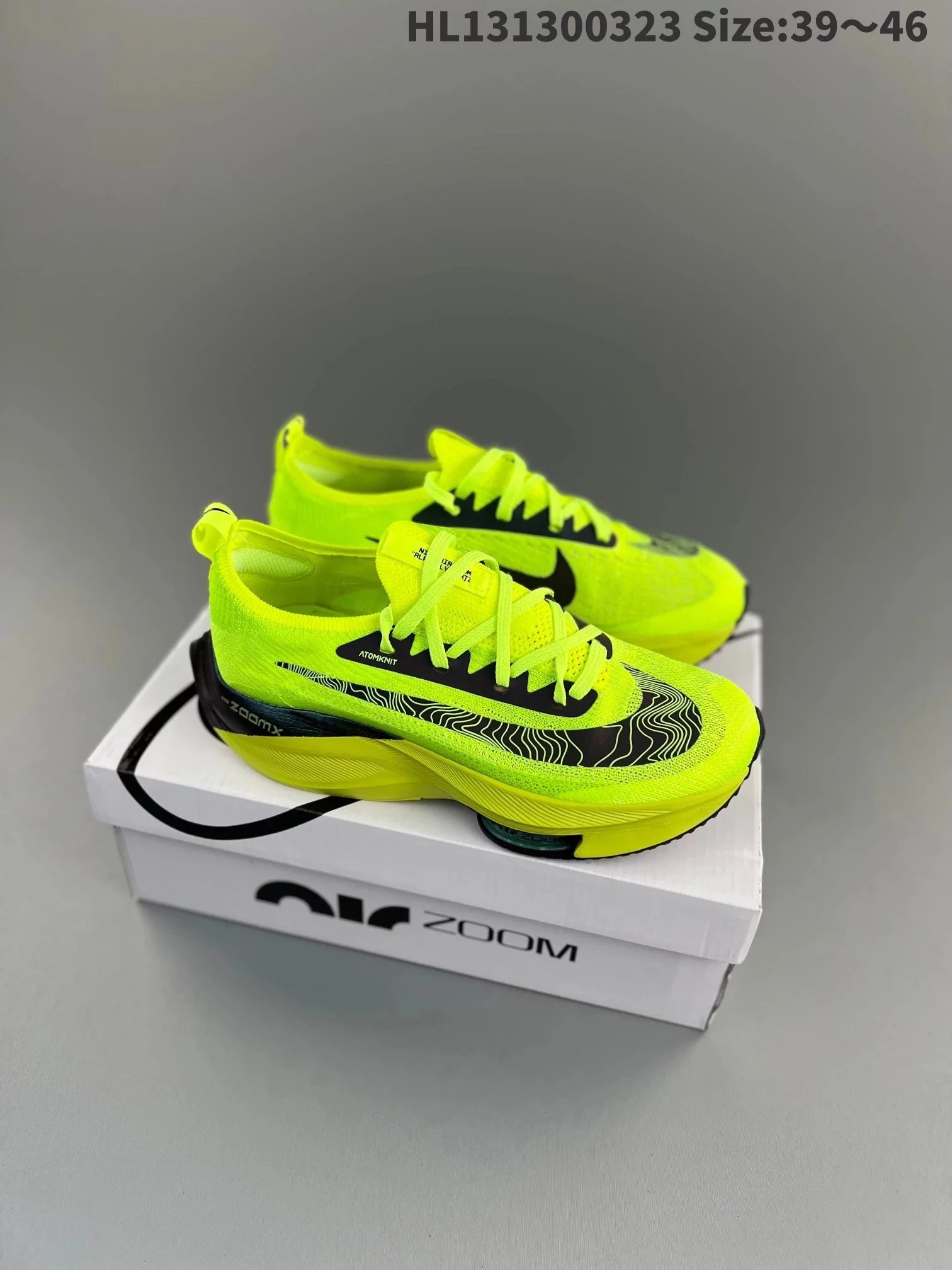 Nike ZoomX Vaporfly Next% 2 Light Blue Running Shoes - 3