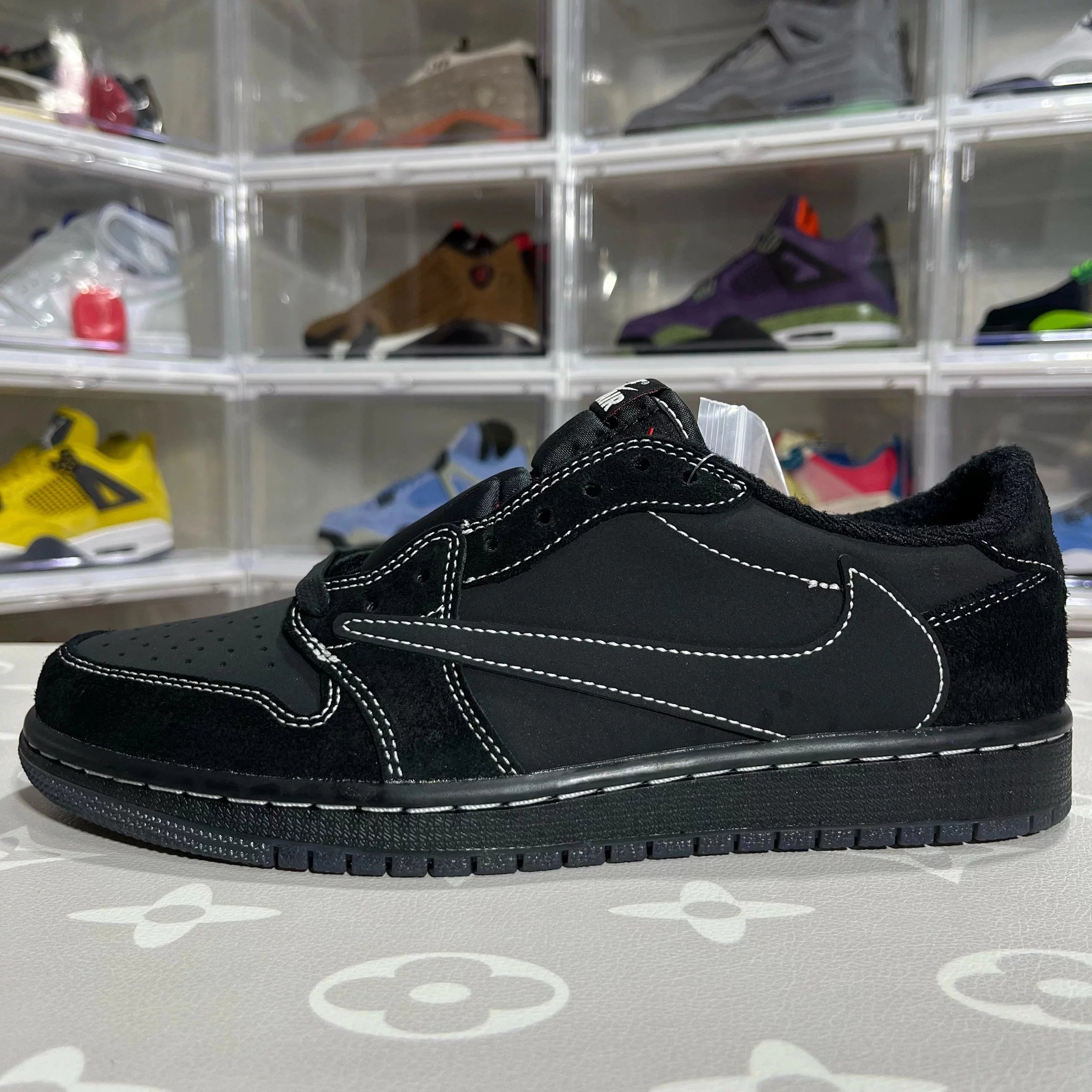 AJ1 Low Top Barbell Low Top 5.0 Black Knight