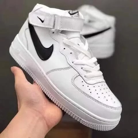 White and black hook high top (pure original version)