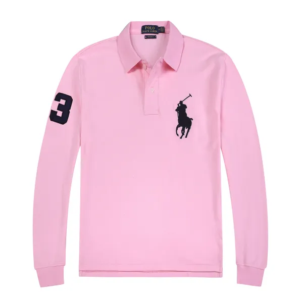 Polo Ralph Lauren Classic Fit Long Sleeve Polo Navy Tops.polo - 12