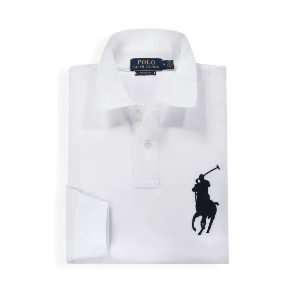 Polo Ralph Lauren Classic Fit Long Sleeve Polo Navy Tops.polo - 17