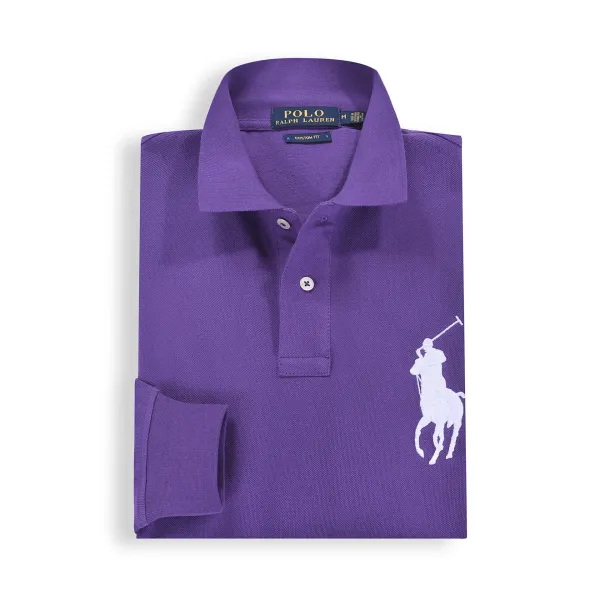 Polo Ralph Lauren Classic Fit Long Sleeve Polo Navy Tops.polo - 23