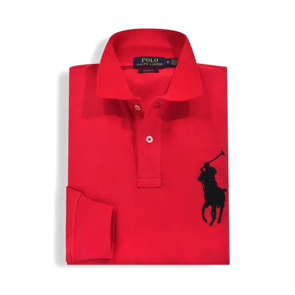 Polo Ralph Lauren Classic Fit Long Sleeve Polo Navy Tops.polo - 20