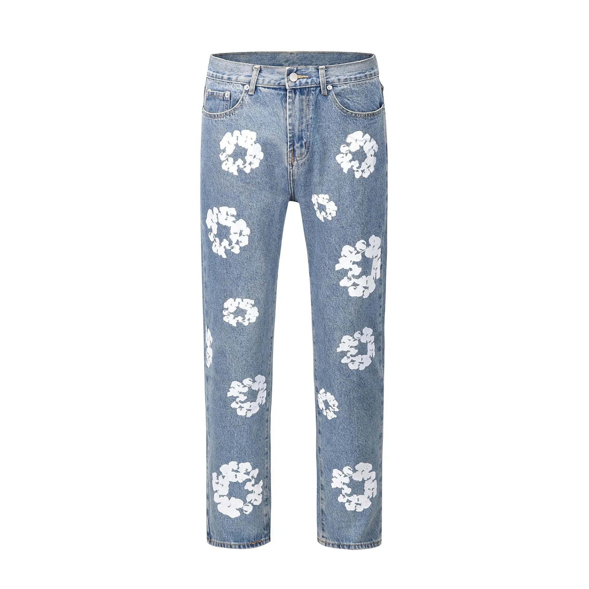 Floral Print Denim Jeans [1 st