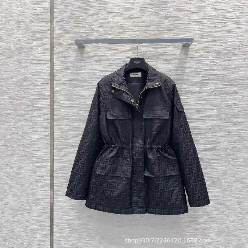 Fendi Monogram Black Quilted J