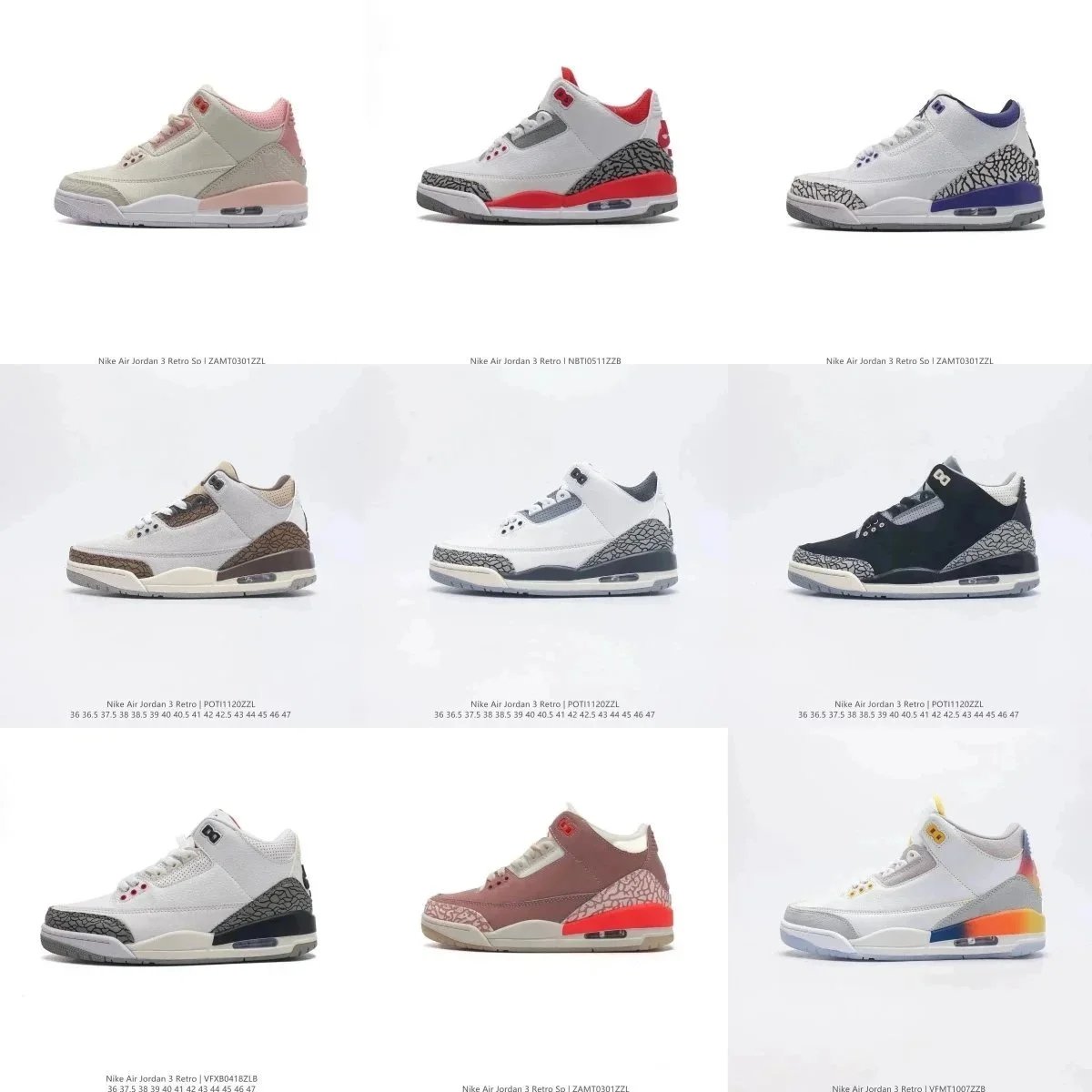 Nike Air Jordan 3 Retro Sneake