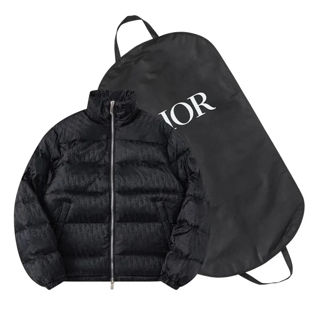 Dior Down Jackets Hooded monogram puffer jacket product detail image 1