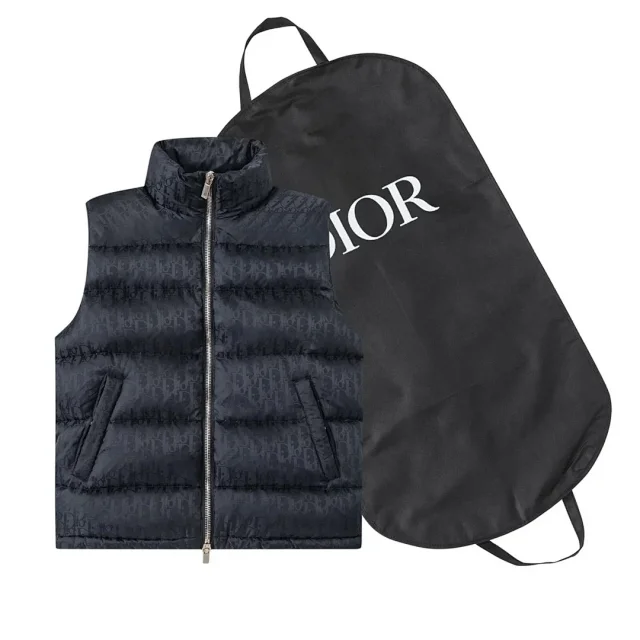 Dior Down Jackets Hooded monogram puffer jacket product detail image 14