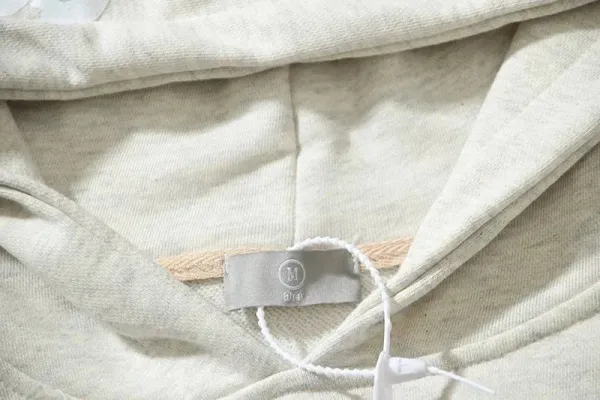 Saint Tears Graphic Print Oversized Hoodie Beige - 4