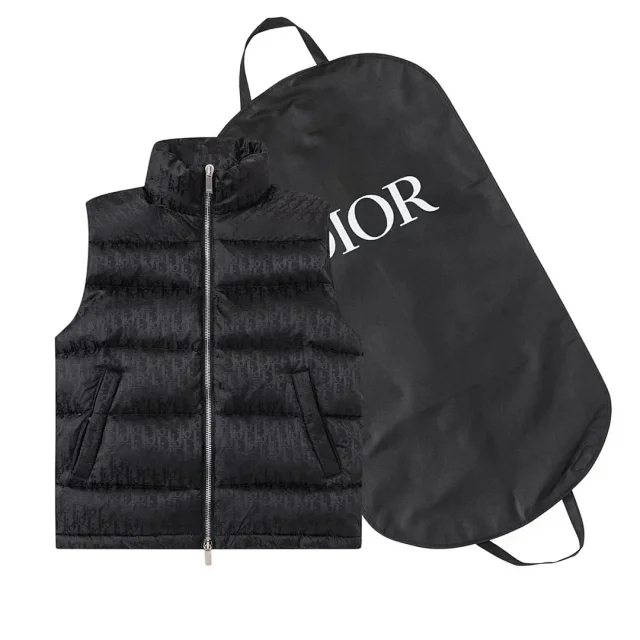 Dior Down Jackets Hooded monogram puffer jacket product detail image 12