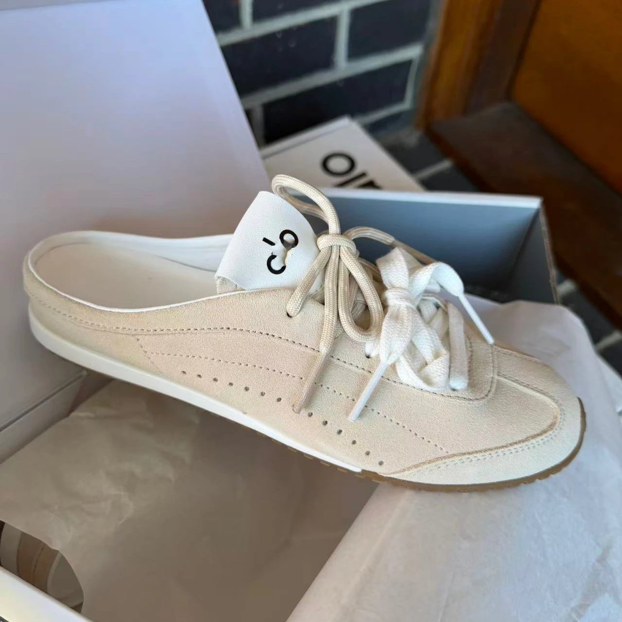 C-9 White Slip-On Casual Sneak