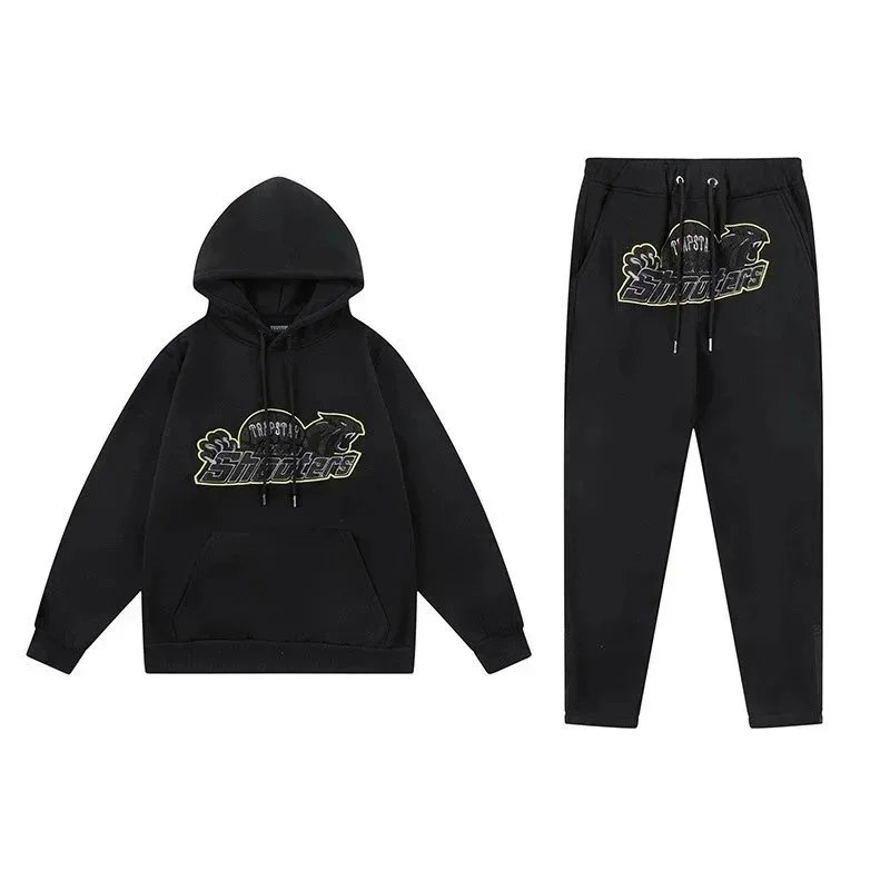 Transtar Logo Hoodie and Sweatpants Set Gray Casual-Set - 10