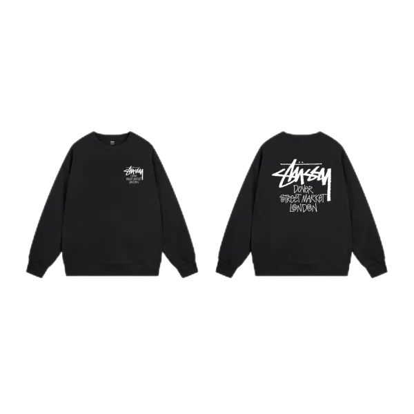 Stussy x A Bathing Ape Logo Graphic Beige Hoodie - 2