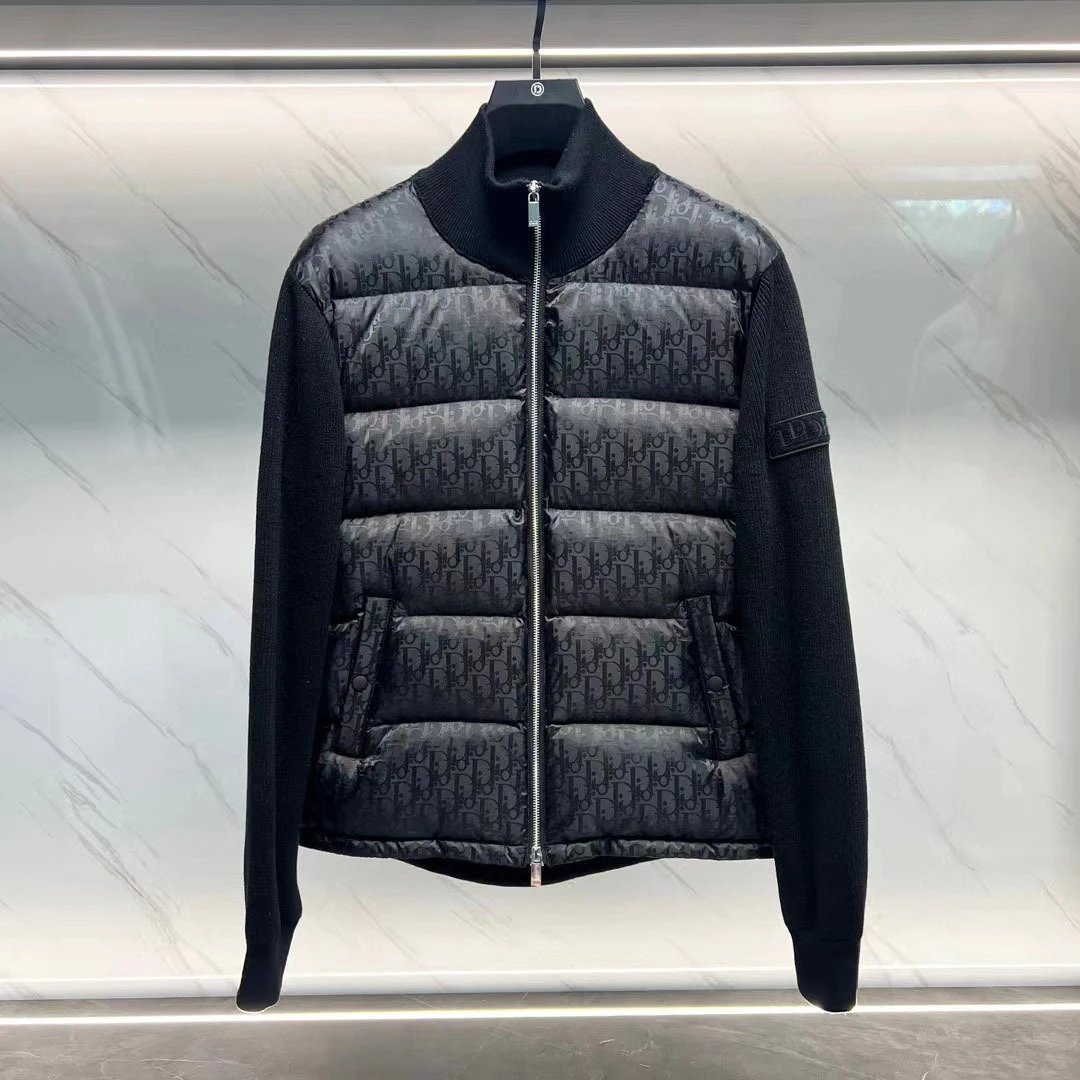 Dior Oblique Logo Black Quilte