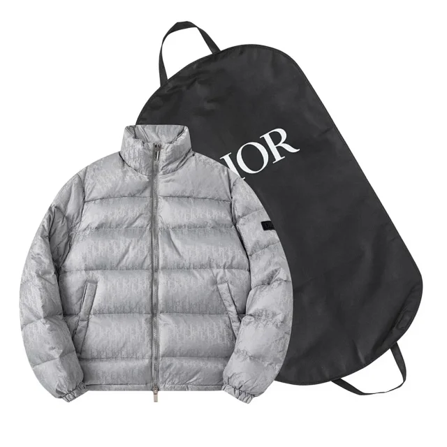 Dior Down Jackets Hooded monogram puffer jacket product detail image 13