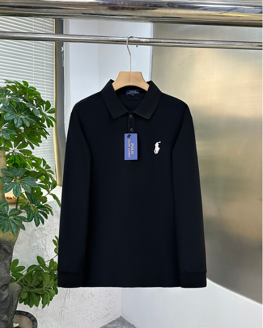 Ralph Lauren Polo Bear Light Blue Long-Sleeve Polo - 7