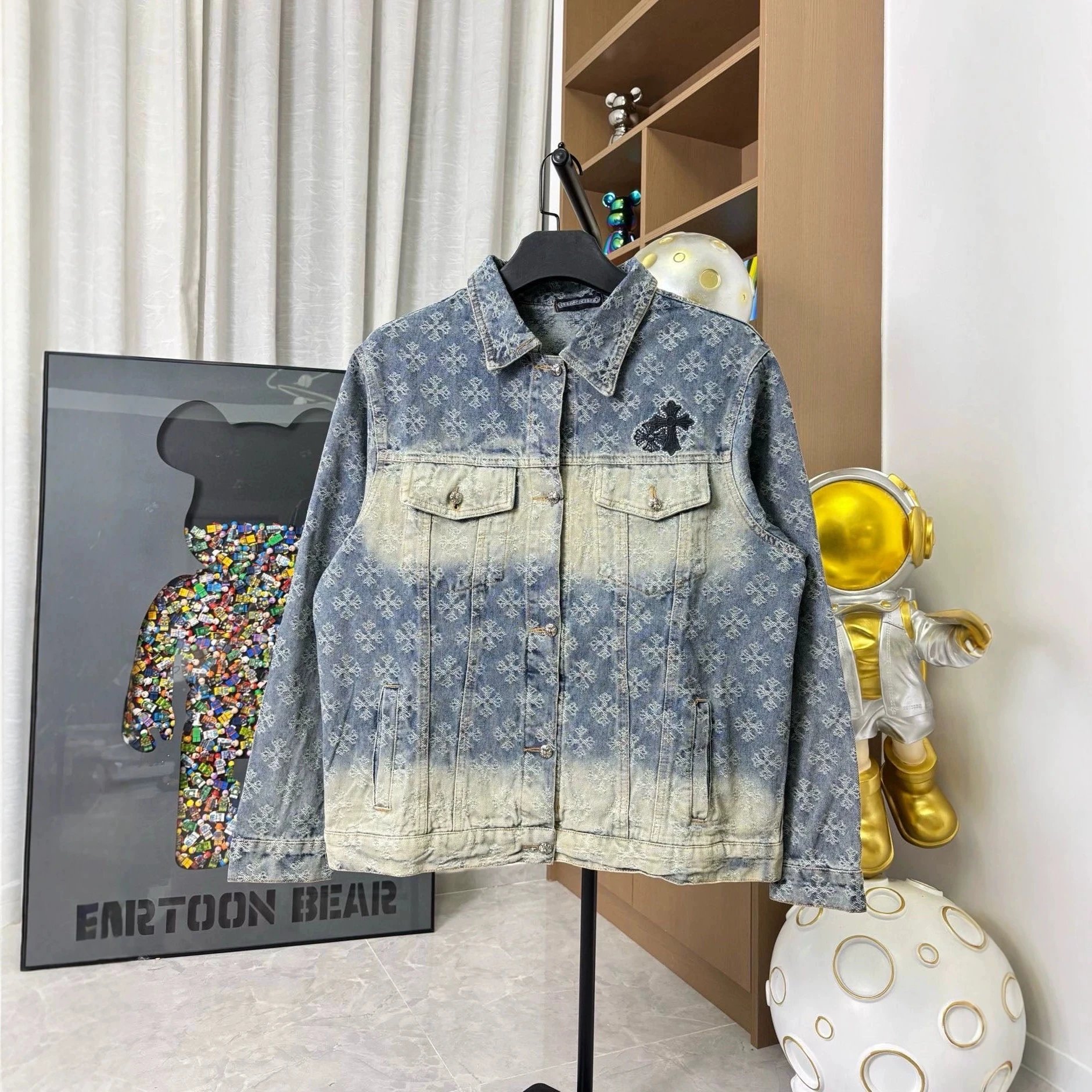 Denim Jacket Blue Gradient Pat