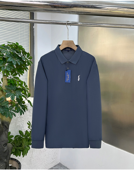 Ralph Lauren Polo Bear Light Blue Long-Sleeve Polo - 6