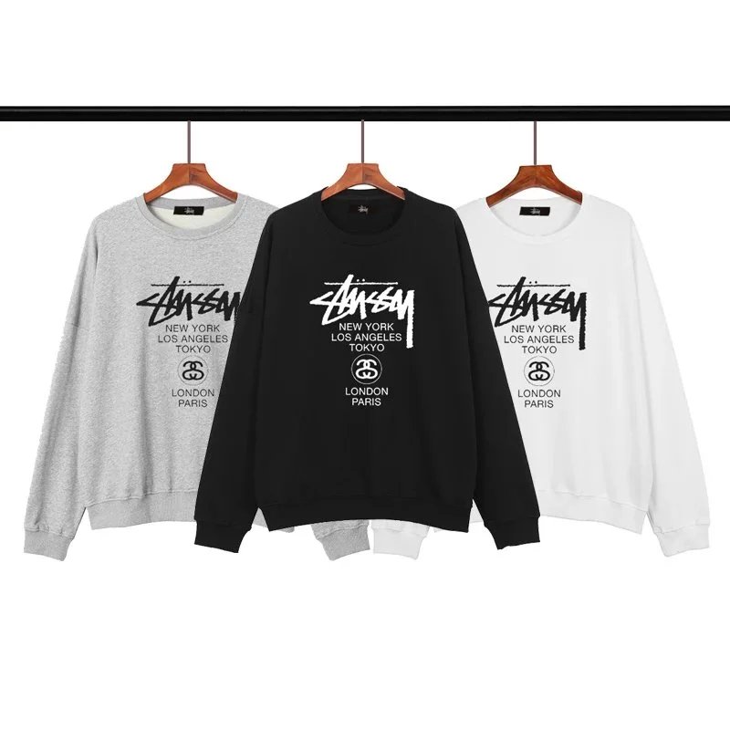 Stussy Stock Logo Crewneck Swe