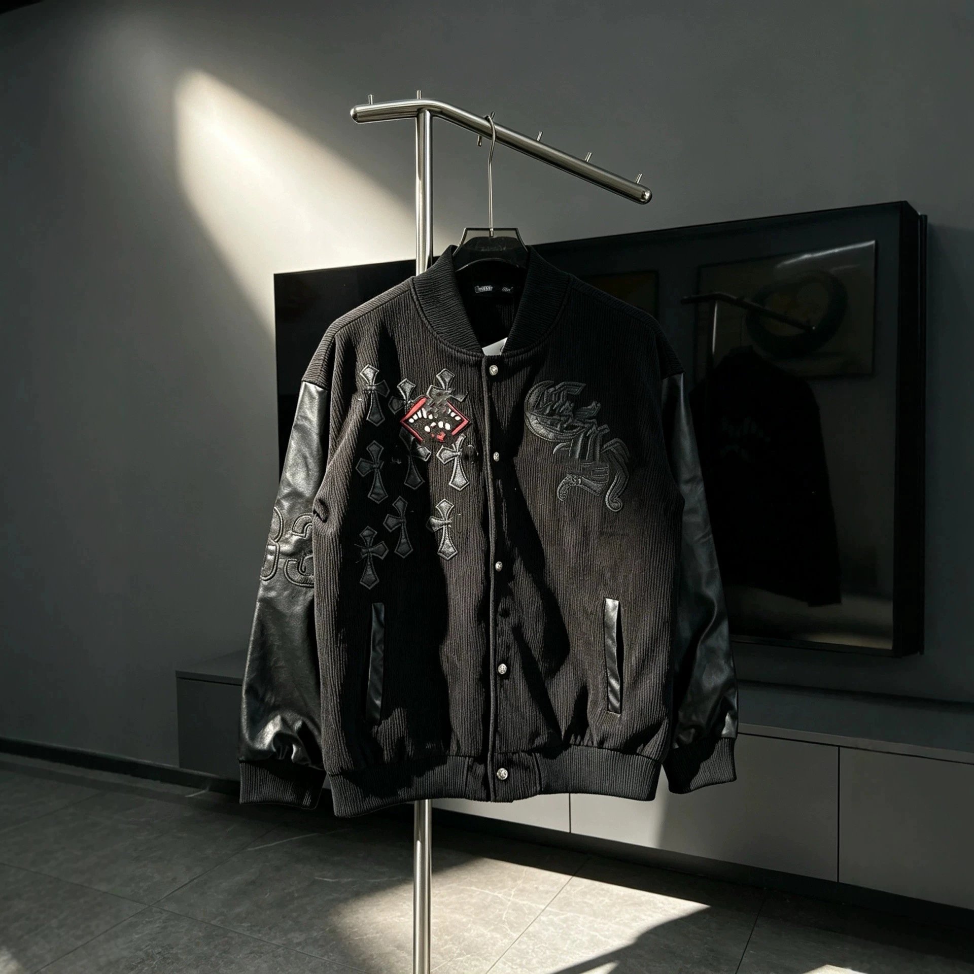 Unbranded Corduroy Black Embro