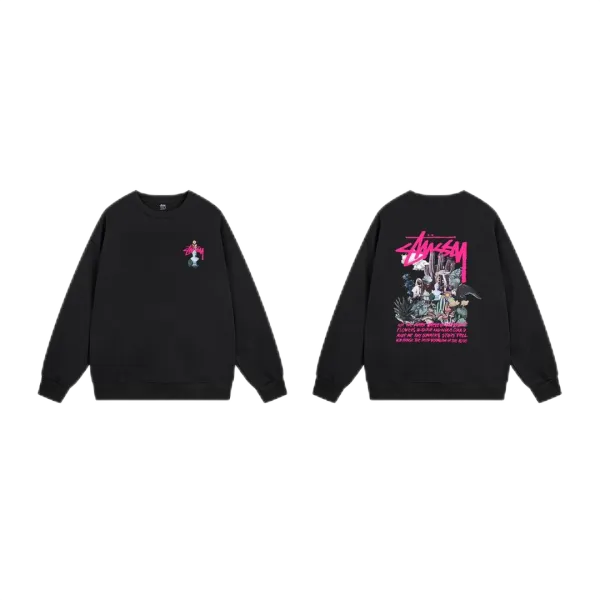 Stussy x A Bathing Ape Logo Graphic Beige Hoodie - 14
