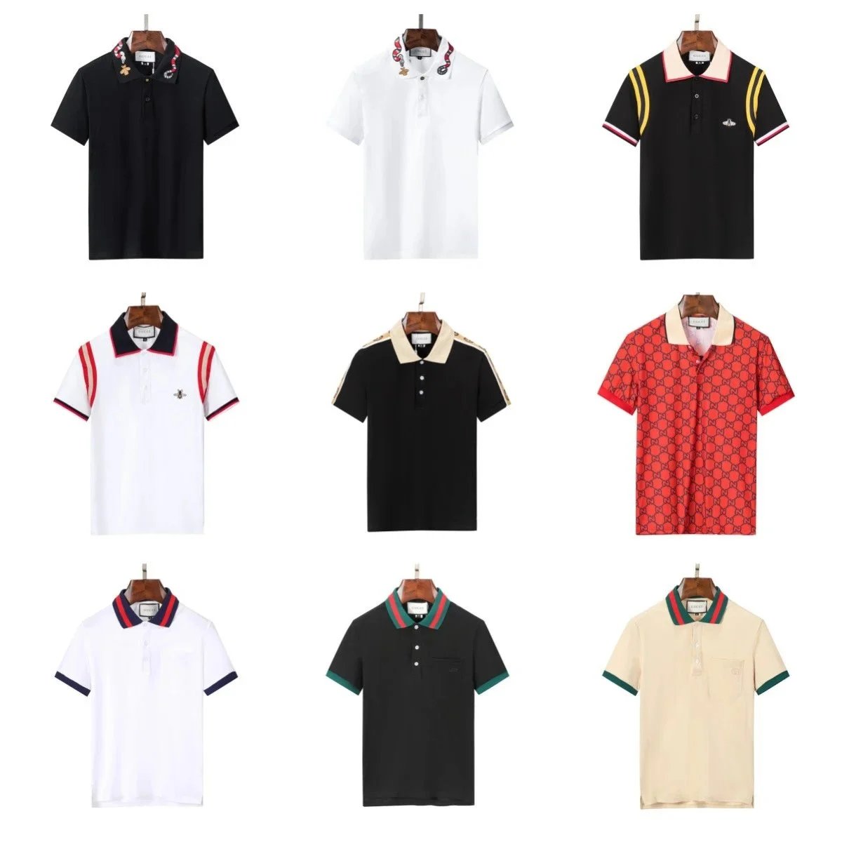 Gucci GG Supreme Polo Shirts [