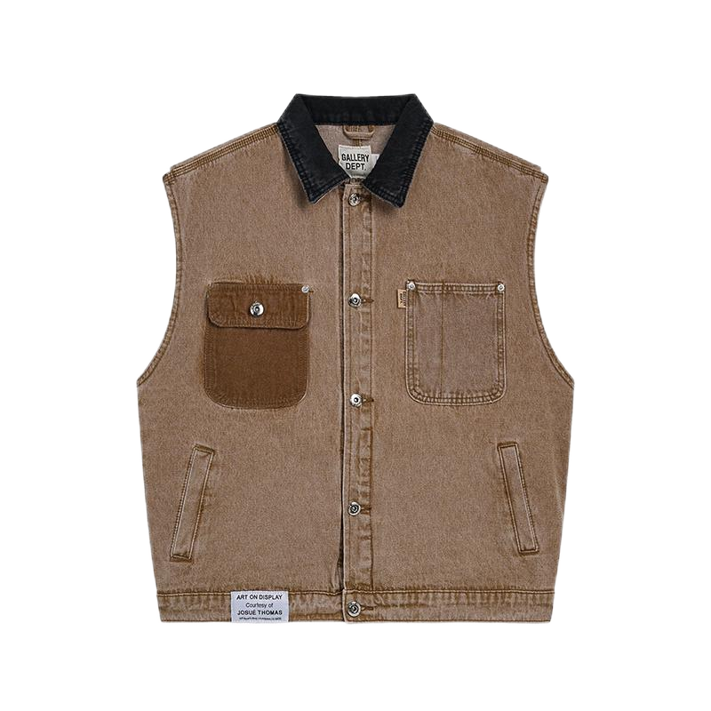 Gallery Dept x Jorje Thomas Denim Vest Light Wash - 2