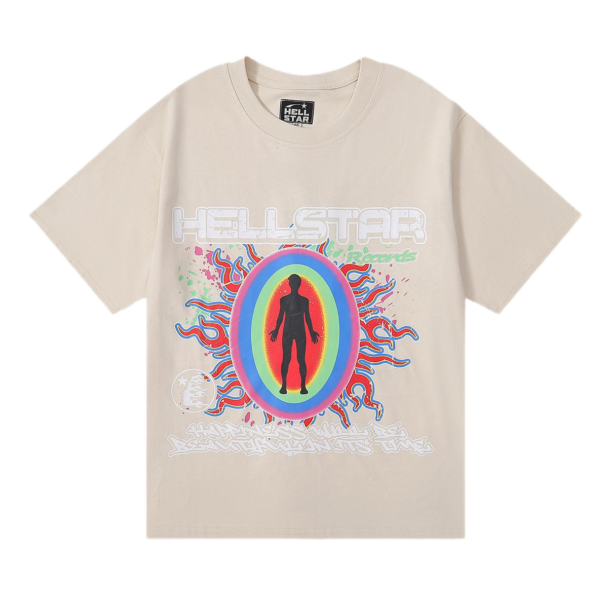 Hell Star 08 Graphic Print Black T-Shirt - 2