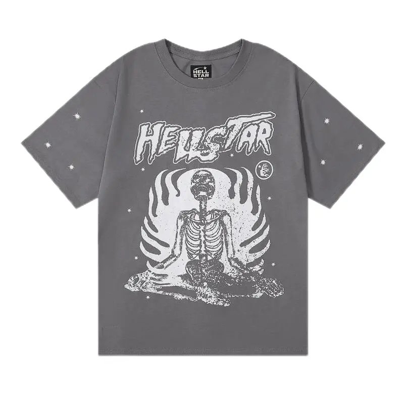 Hell Star 08 Graphic Print Black T-Shirt - 5