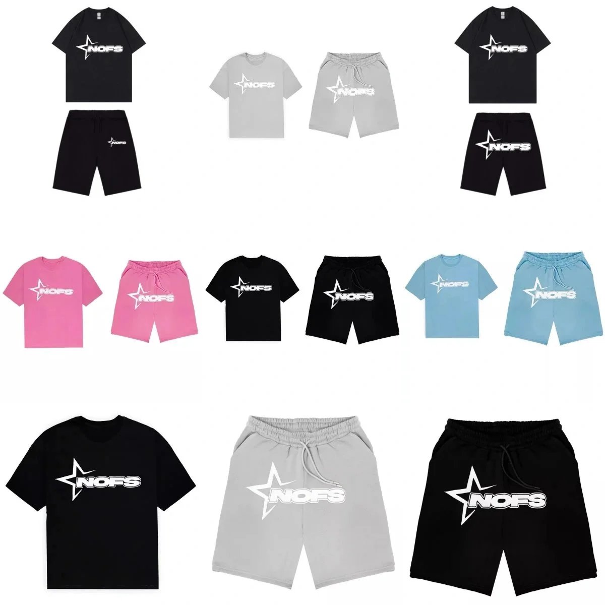 NOFS Star Logo T-Shirt/Shorts 