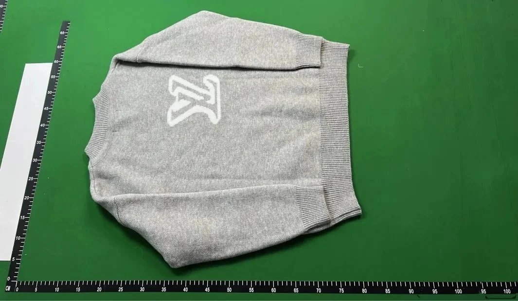 Louis Vuitton LV Monogram Knit Sweater Gray - 5