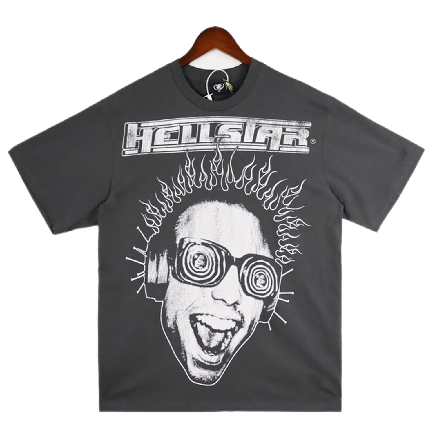 Hell Star 08 Graphic Print Black T-Shirt - 6